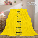 Kpop BTS Butter Bangtan Boys Cosplay Flannel Blanket Comforter Bed Sets - EBuycos