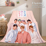 BTS Butter Bangtan Boys Flannel Fleece Blanket - EBuycos