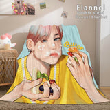 BTS Butter Bangtan Boys Flannel Fleece Blanket - EBuycos