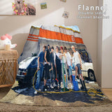 BTS Butter Bangtan Boys Flannel Fleece Blanket - EBuycos