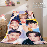BTS Butter Bangtan Boys Flannel Fleece Blanket - EBuycos