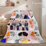 Kpop BTS Butter Cosplay Flannel Blanket Soft Comforter Bedding Sets - EBuycos