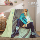 Kpop BTS Butter Cosplay Flannel Blanket Soft Comforter Bedding Sets - EBuycos
