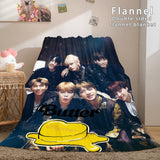 Kpop BTS Butter Cosplay Flannel Blanket Soft Comforter Bedding Sets - EBuycos