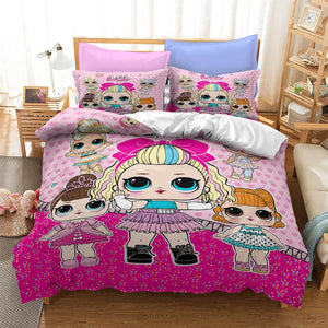 L.O.L Surprise Cosplay Bedding Set Duvet Cover Without Filler - EBuycos