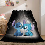 Lilo Stitch 2: Stitch Has A Glitch Flannel Fleece Throw Blanket Set - EBuycos