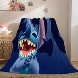 Lilo Stitch 2: Stitch Has A Glitch Flannel Fleece Throw Blanket Set - EBuycos