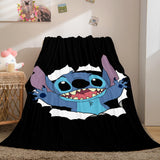 Lilo Stitch 2: Stitch Has A Glitch Flannel Fleece Throw Blanket Set - EBuycos