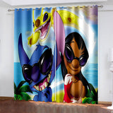 Lilo & Stitch 2 Curtains Blackout Window Drapes