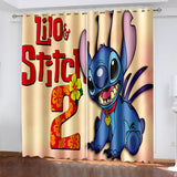 Lilo & Stitch 2 Curtains Blackout Window Drapes