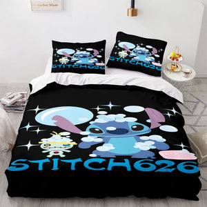 Lilo and Stitch Bedding Set Quilt Duvet Covers Kids Bed Sheets Sets - EBuycos