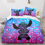 Lilo and Stitch Cosplay Comforter Bedding Set Duvet Covers Bed Sheets - EBuycos