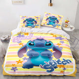 Lilo and Stitch Cosplay Comforter Bedding Set Duvet Covers Bed Sheets - EBuycos