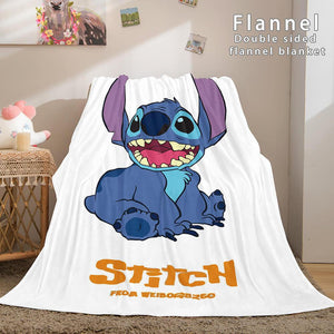 Lilo and Stitch Flannel Fleece Blanket - EBuycos