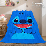 Lilo and Stitch Ohana Flannel Fleece Blanket - EBuycos