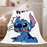 Lilo and Stitch Ohana Flannel Fleece Blanket - EBuycos