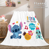 Lilo and Stitch Ohana Flannel Fleece Blanket - EBuycos