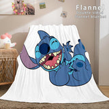Lilo and Stitch Ohana Flannel Fleece Blanket - EBuycos