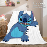 Lilo and Stitch Ohana Flannel Fleece Blanket - EBuycos