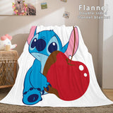 Lilo and Stitch Ohana Flannel Fleece Blanket - EBuycos