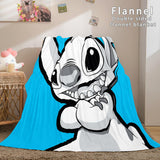 Lilo and Stitch Ohana Flannel Fleece Blanket - EBuycos