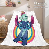 Lilo and Stitch Ohana Flannel Fleece Blanket - EBuycos