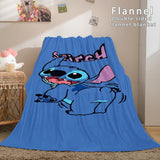 Lilo and Stitch Ohana Flannel Fleece Blanket - EBuycos