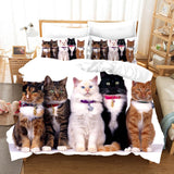 Lovely Animal Pet Cats Bedding Set Duvet Covers Comforter Bed Sheets - EBuycos