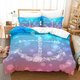 Marine Anchor Bedding Set Duvet Cover Comforter Bed Sheets - EBuycos