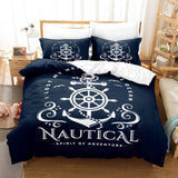 Marine Anchor Bedding Set Duvet Cover Comforter Bed Sheets - EBuycos