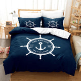 Marine Anchor Bedding Set Duvet Cover Comforter Bed Sheets - EBuycos