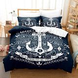 Marine Anchor Bedding Set Duvet Cover Comforter Bed Sheets - EBuycos