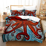 Marine Animal Bedding Set Duvet Cover Comforter Bed Sheets - EBuycos