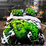 Marvel Avengers Cosplay Bedding Set Quilt Duvet Covers Bed Sheets Sets - EBuycos