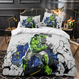 Marvel Avengers Cosplay Bedding Set Quilt Duvet Covers Bed Sheets Sets - EBuycos