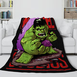 Marvel Hero Flannel Fleece Throw Cosplay Blanket Shawl Wrap Nap Quilt - EBuycos
