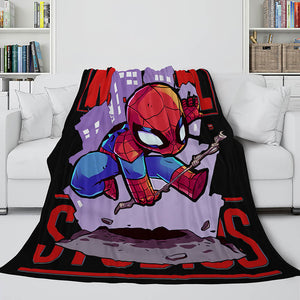 Marvel Hero Flannel Fleece Throw Cosplay Blanket Shawl Wrap Nap Quilt - EBuycos
