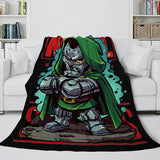Marvel Hero Flannel Fleece Throw Cosplay Blanket Shawl Wrap Nap Quilt - EBuycos
