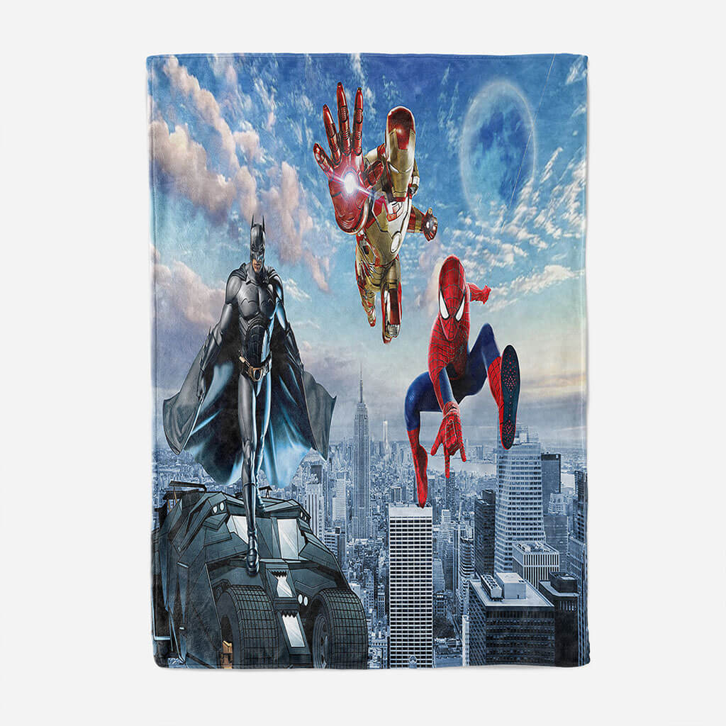 Marvel Spider Man Blanket Flannel Throw Room Decoration