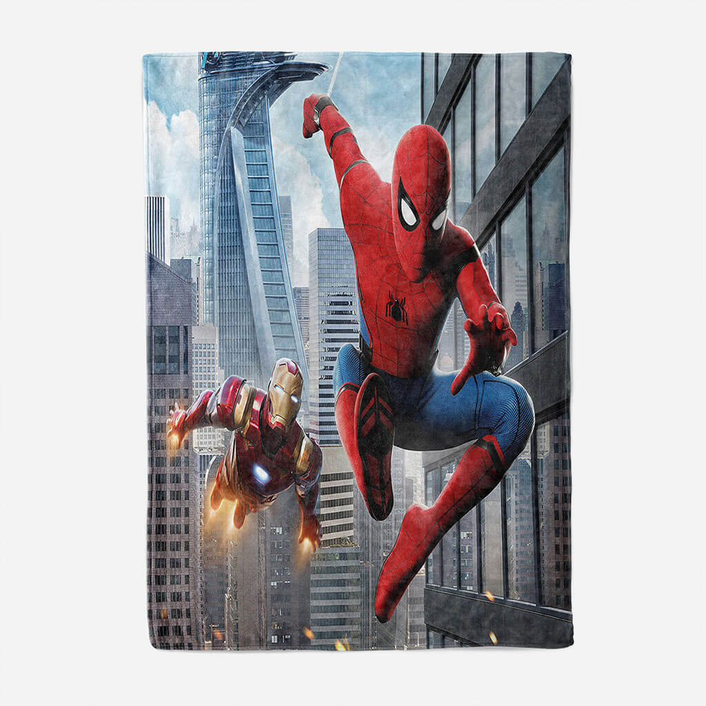 Marvel Spider Man Blanket Flannel Throw Room Decoration