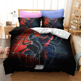 Marvel Spiderman Cosplay Bedding Set Duvet Covers Comforter Bed Sheets - EBuycos