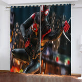Marvel Spiderman Curtains Blackout Window Treatments Drapes for Room Decor
