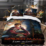 Marvel Spiderman Spider-Man Cosplay Bedding Set Duvet Covers Bed Sheets - EBuycos