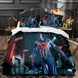 Marvel Spiderman Spider-Man Cosplay Bedding Set Duvet Covers Bed Sheets - EBuycos