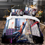 Marvel Spiderman Spider-Man Cosplay Bedding Set Duvet Covers Bed Sheets - EBuycos