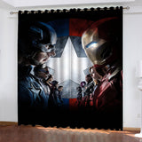 Marvel The Avengers Pattern Curtains Blackout Window Drapes