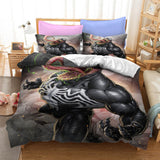 Marvel Venom Cosplay Bedding Set Duvet Cover Halloween Bed Sheets Sets - EBuycos
