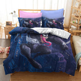 Marvel Venom Cosplay Bedding Set Duvet Cover Halloween Bed Sheets Sets - EBuycos