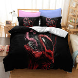 Marvel Venom Cosplay Bedding Set Duvet Cover Halloween Bed Sheets Sets - EBuycos