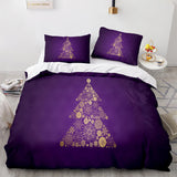 Merry Christmas Bedding Sets Full Duvet Covers Comforter Bed Sheets - EBuycos